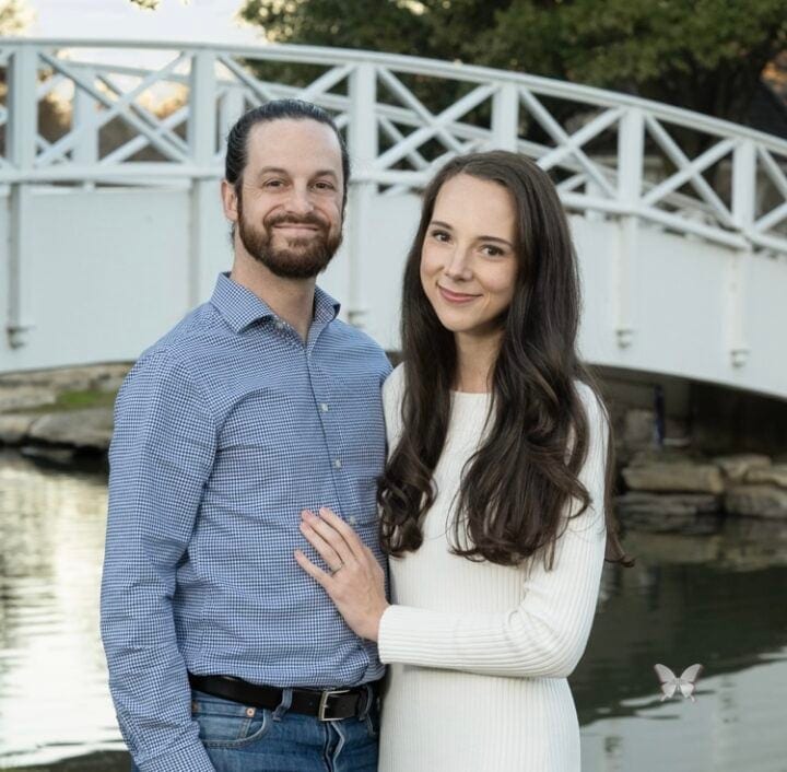 Abby Rinzel with husband, Uriah Rinzel